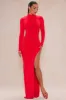 Lennox Double Lined Knit Maxi Dress - Red sold by Fashion Nova