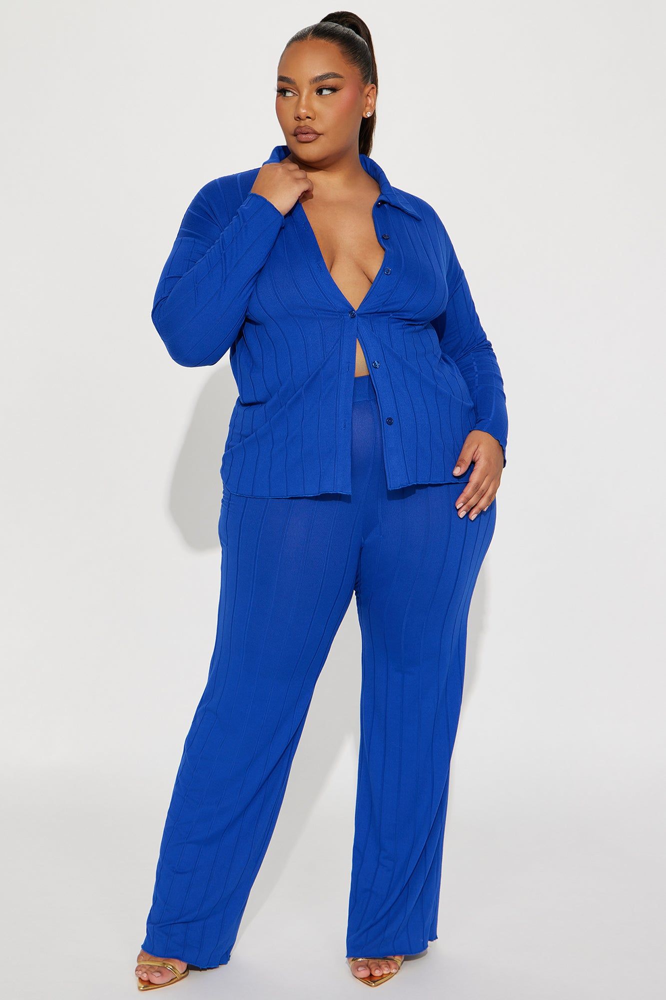 Sarah Pant Set - Royal sold by Fashion Nova product image thumbnail 4