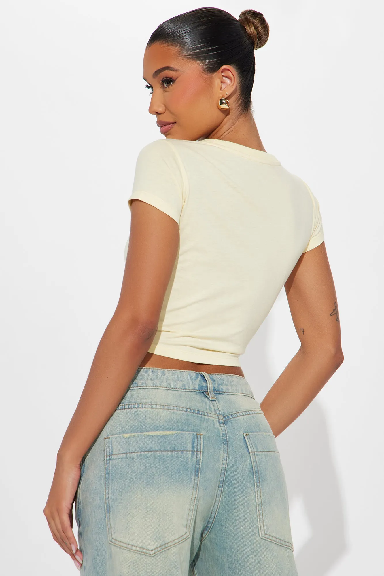 Margs In The Heart Of NYC Tee - Yellow sold by Fashion Nova product image thumbnail 3