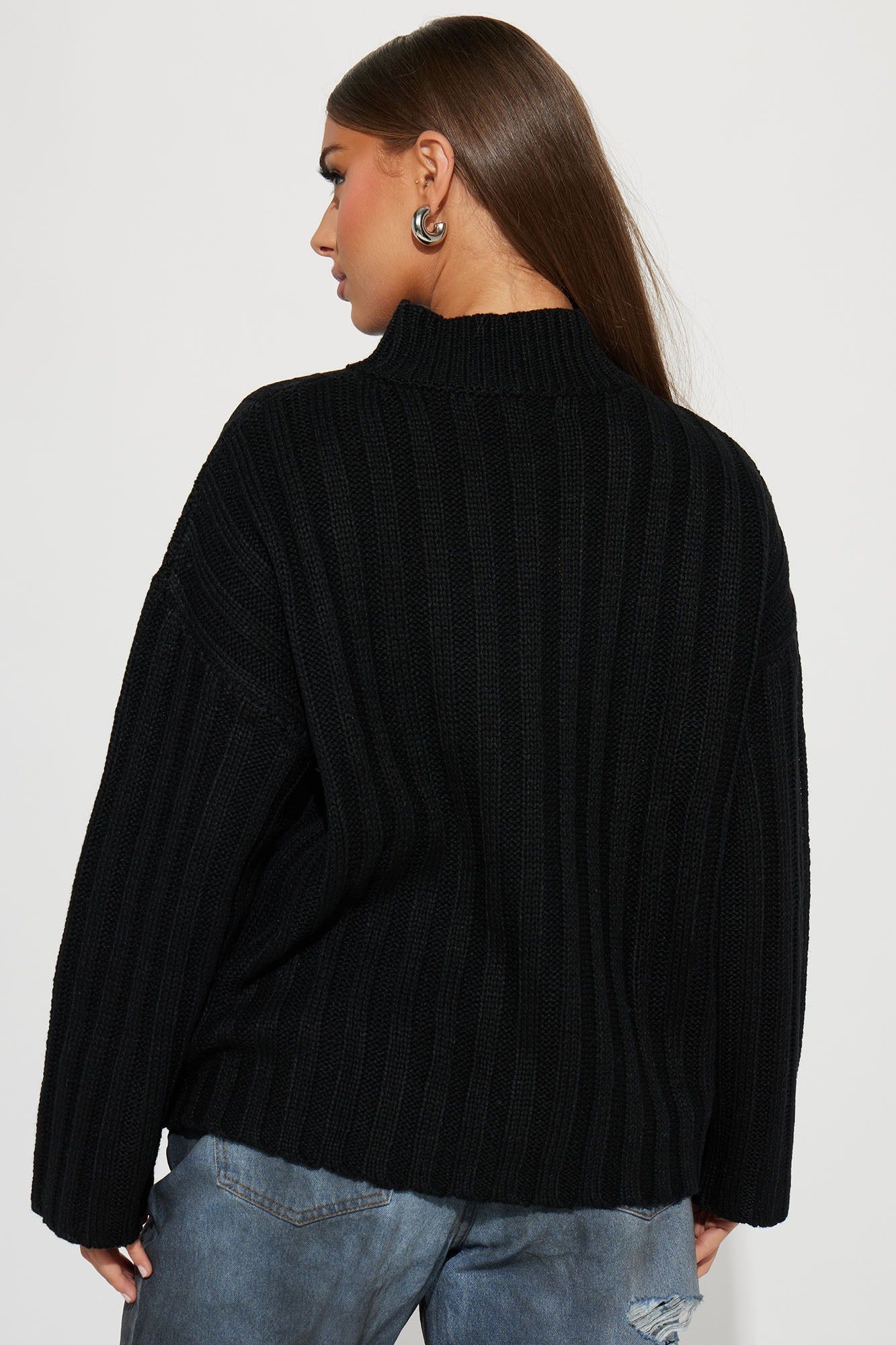 Talk It Up Sweater - Black sold by Fashion Nova product image thumbnail 3