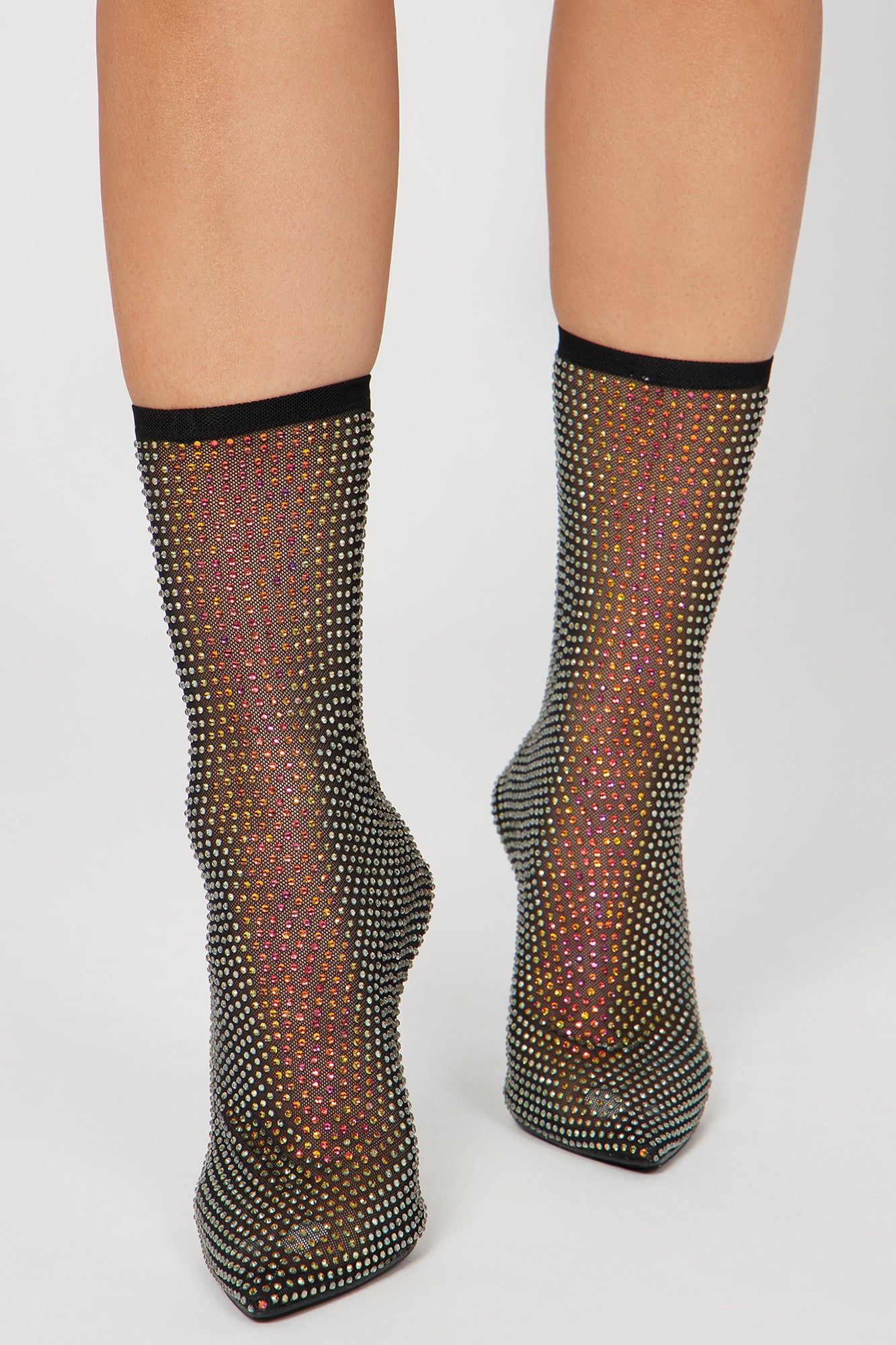 Simply Stunning Embellished Booties - Purple/combo sold by Fashion Nova product image thumbnail 2