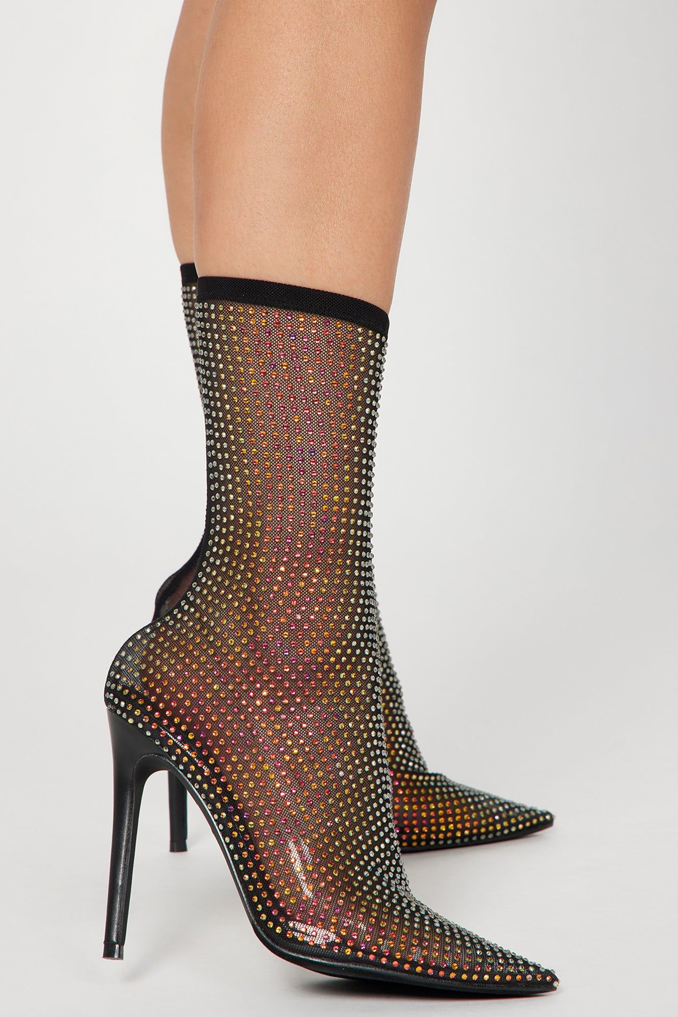 Simply Stunning Embellished Booties - Purple/combo sold by Fashion Nova product image thumbnail 3