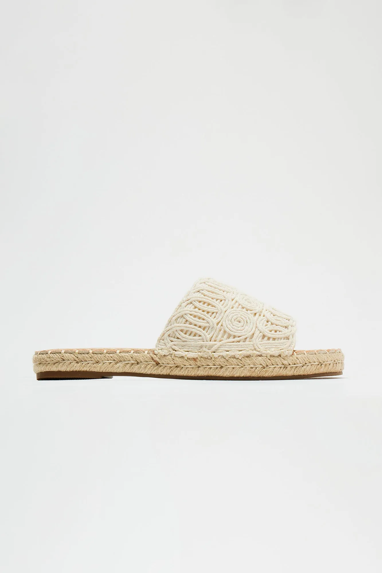 Leanne Flat Sandals - Beige sold by Fashion Nova product image thumbnail 5