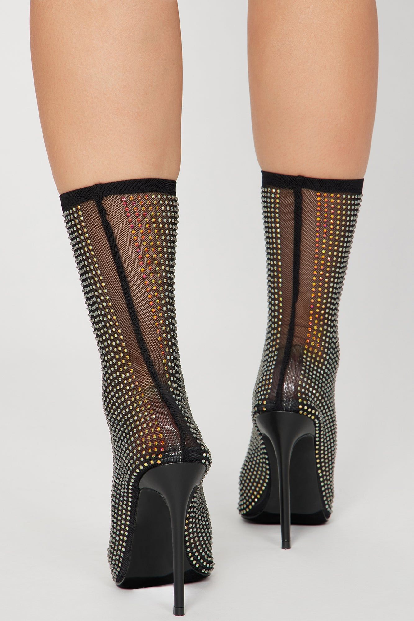 Simply Stunning Embellished Booties - Purple/combo sold by Fashion Nova product image thumbnail 4