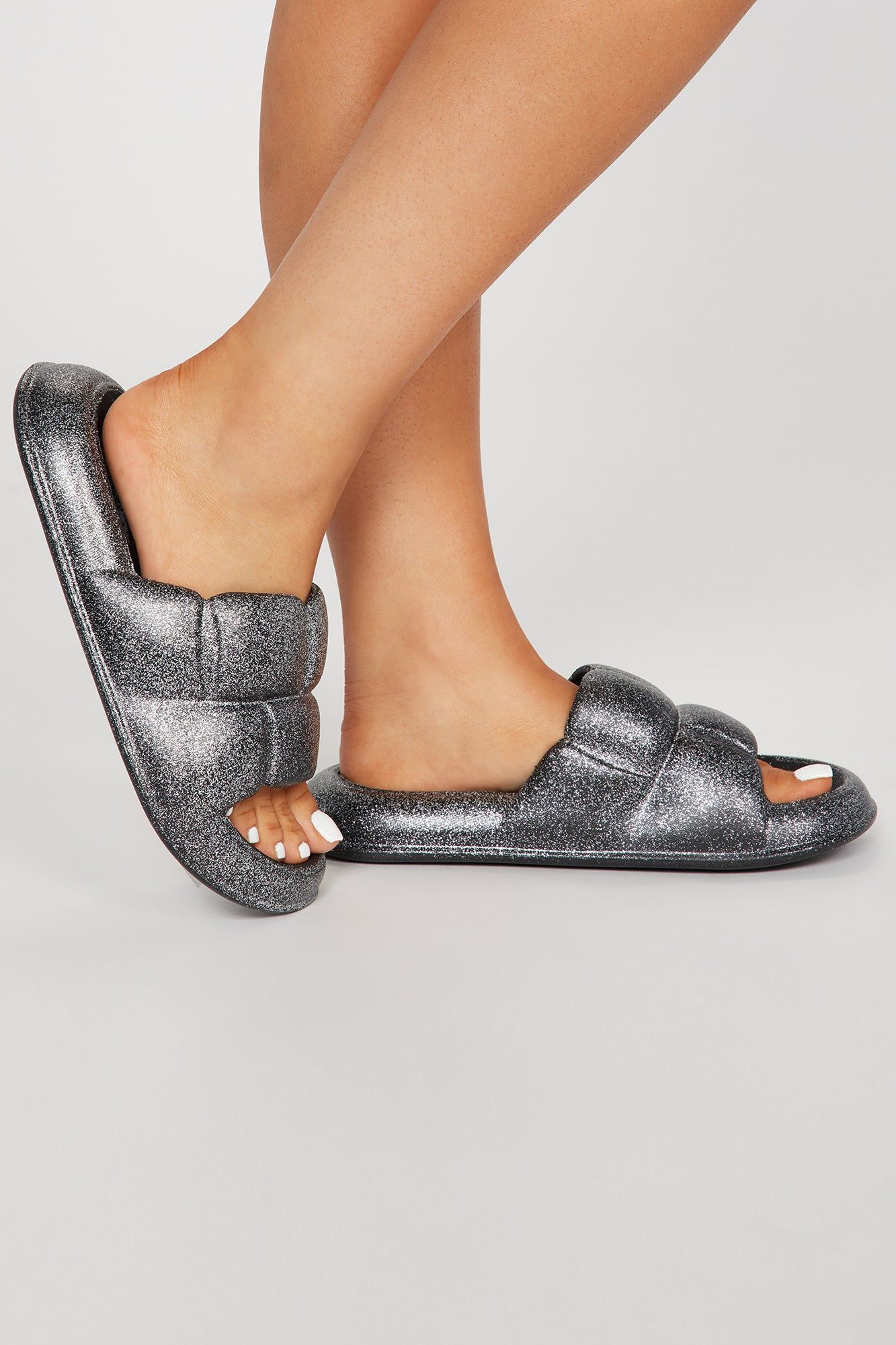 Never Complaining Casual Slides - Black sold by Fashion Nova product image thumbnail 3