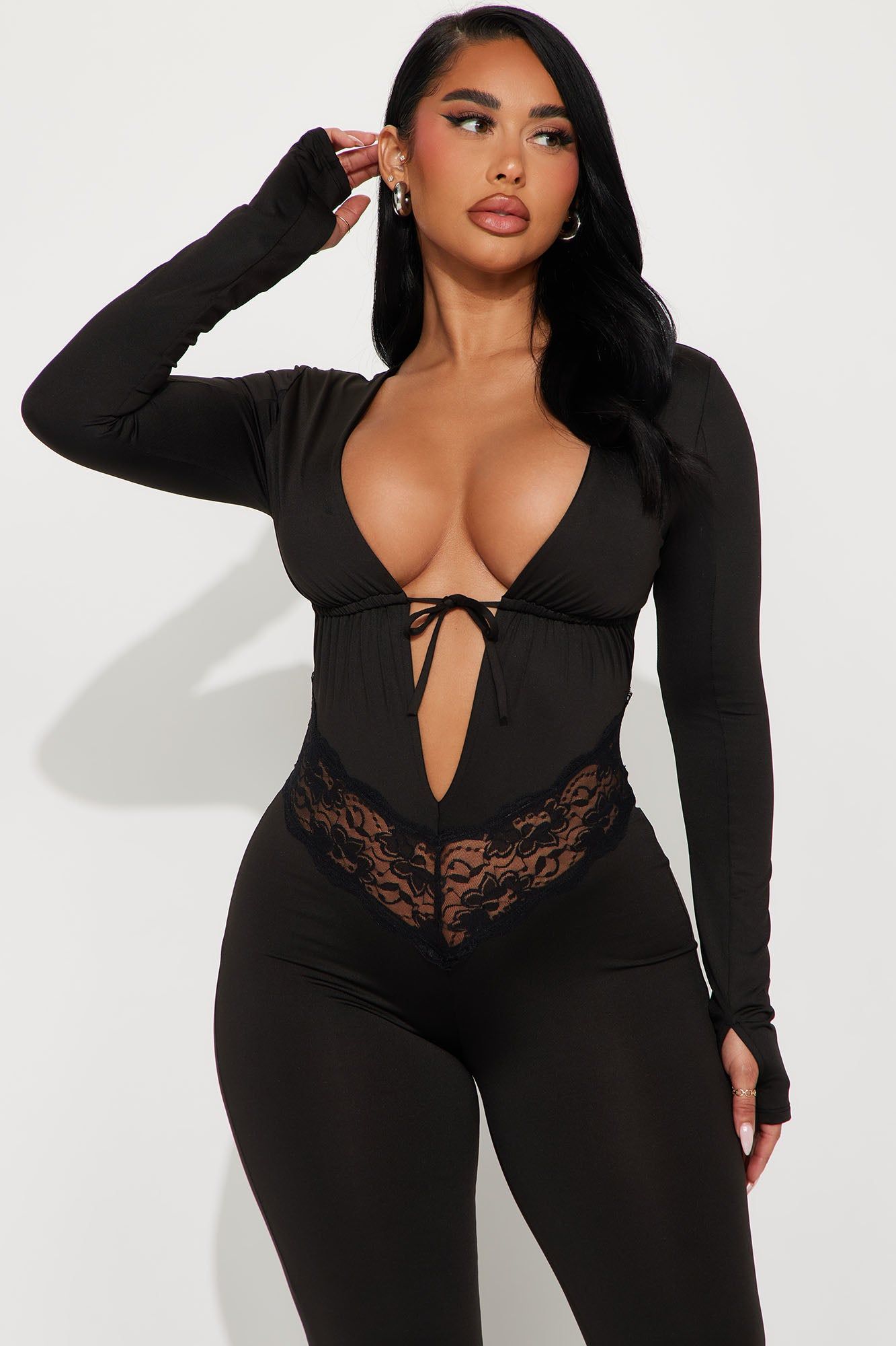Midnight Rendezvous Jumpsuit - Black sold by Fashion Nova product image thumbnail 2