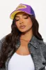 Von Dutch Purple Velvet Trucker Hat - Purple/combo sold by Fashion Nova