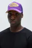 Von Dutch Purple Velvet Trucker Hat - Purple/combo sold by Fashion Nova