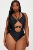 Valentina Strappy 1 Piece Swimsuit - Black sold by Fashion Nova
