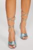 Dance All Night Wrap Up Heels - Blue sold by Fashion Nova