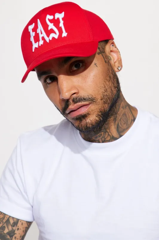 East Side Snapback Hat - Red sold by Fashion Nova