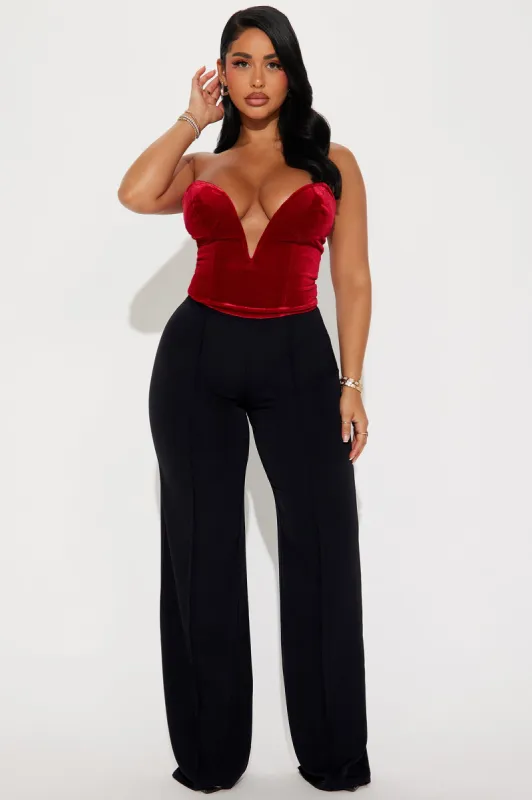 Vicky High Waisted Dress Pants - Black sold by Fashion Nova