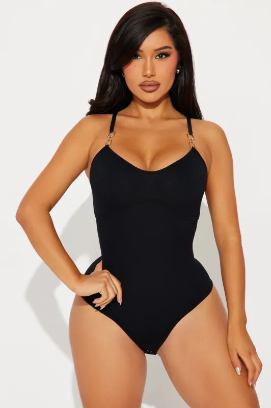Carmen Seamless Bodysuit - Black sold by Fashion Nova