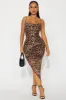 Sherri Mesh Midi Dress - Leopard sold by Fashion Nova