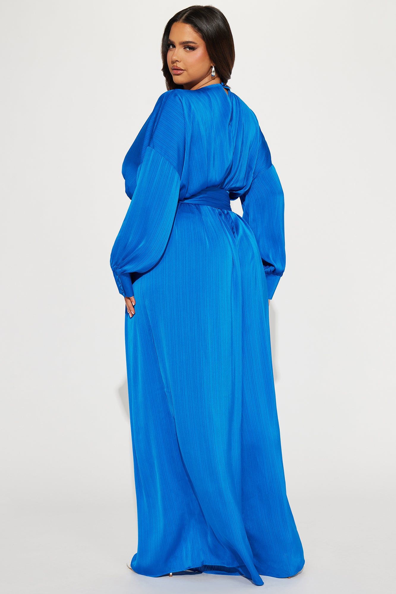 One Step Further Satin Jmpsuit - Blue sold by Fashion Nova product image thumbnail 6