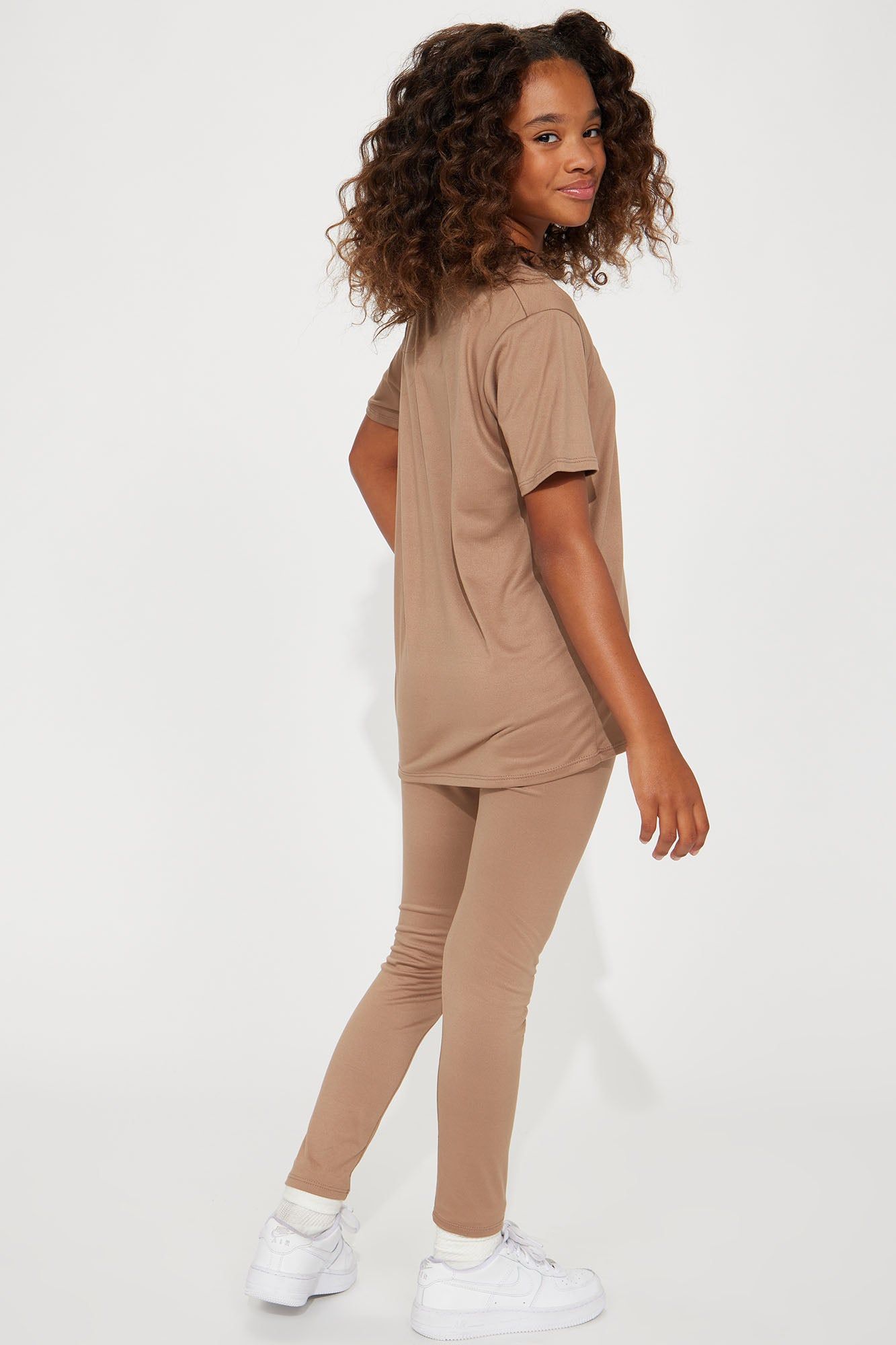 Mini Weekend Vibes II Legging Set - Mocha sold by Fashion Nova product image thumbnail 3