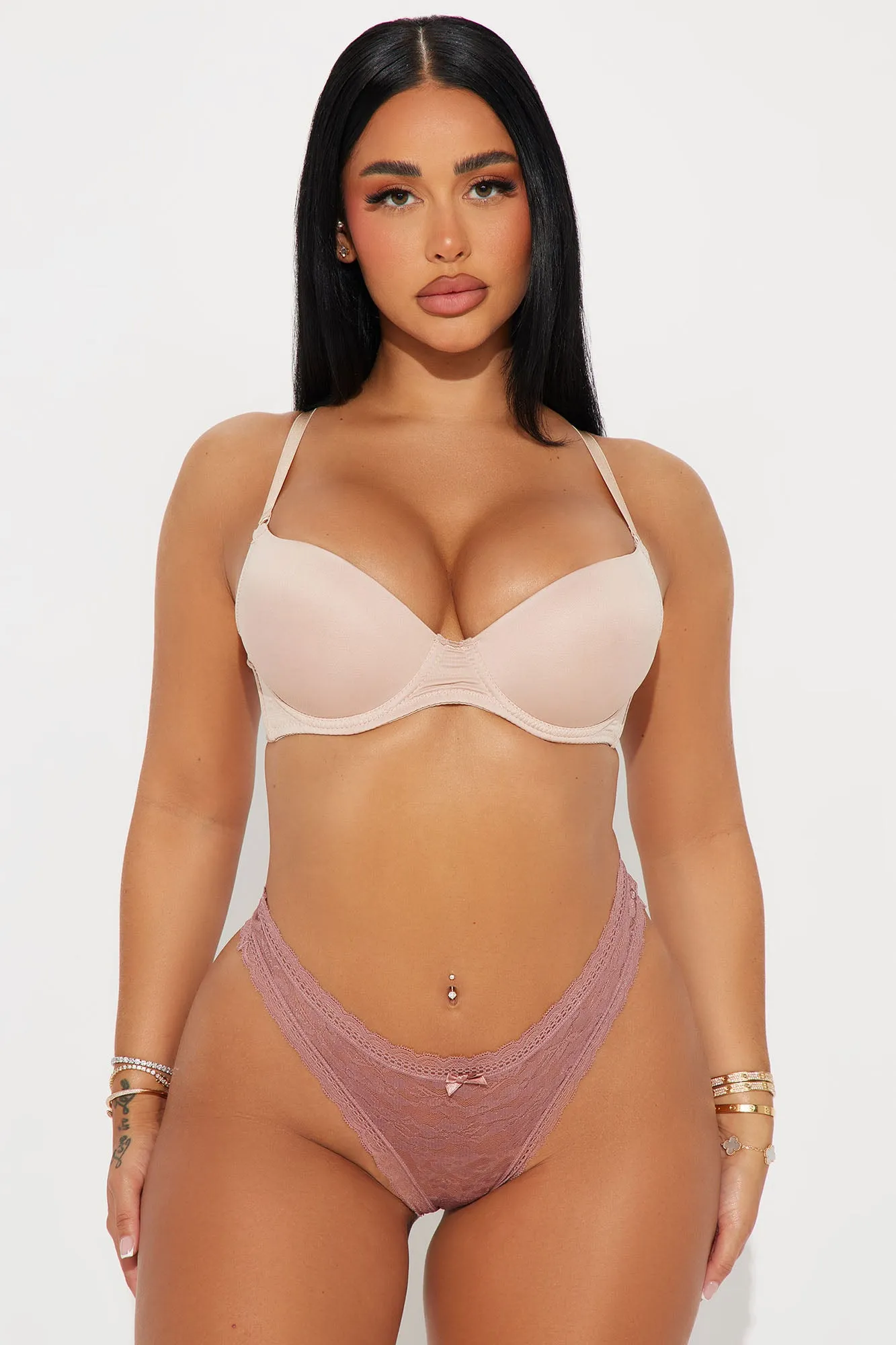 Just Like That Lace Thong Panty - Taupe sold by Fashion Nova product image thumbnail 2
