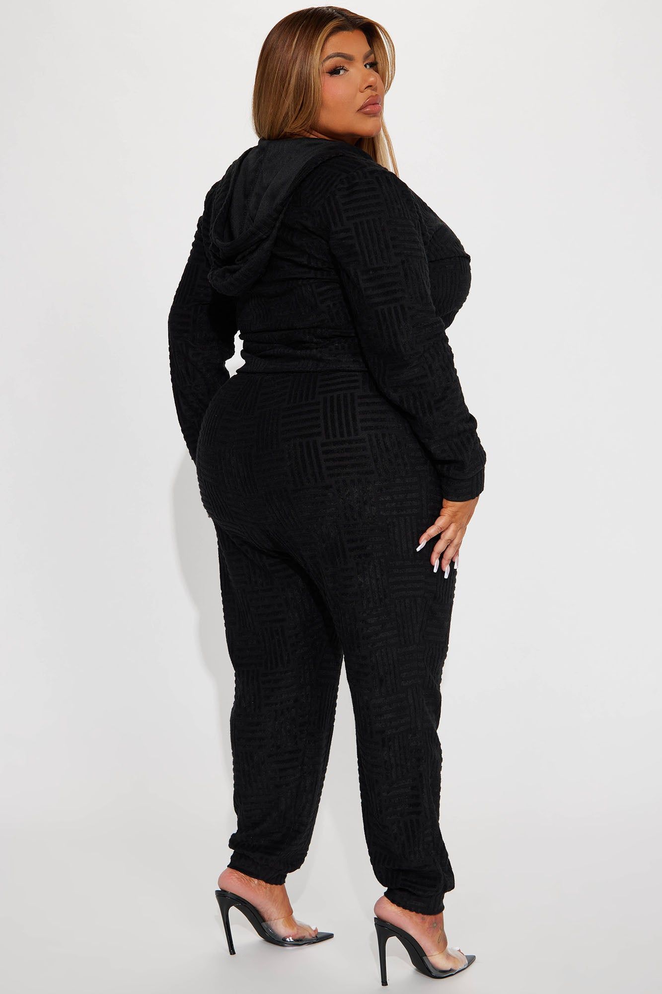 Stay Focused French Terry Jogger Set - Black sold by Fashion Nova product image thumbnail 7