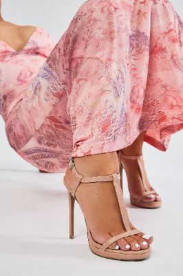 Lesson Learned Heeled Sandals - Nude sold by Fashion Nova