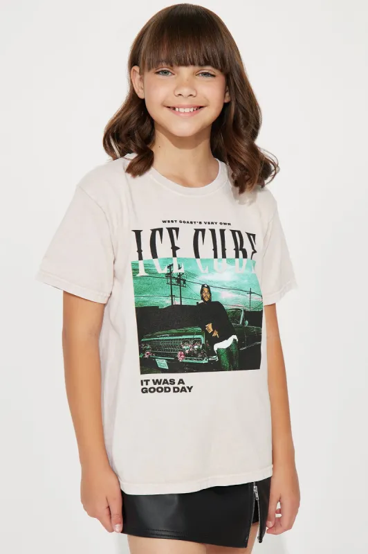 Mini Ice Cube Out Of The Car Tee - Sand sold by Fashion Nova