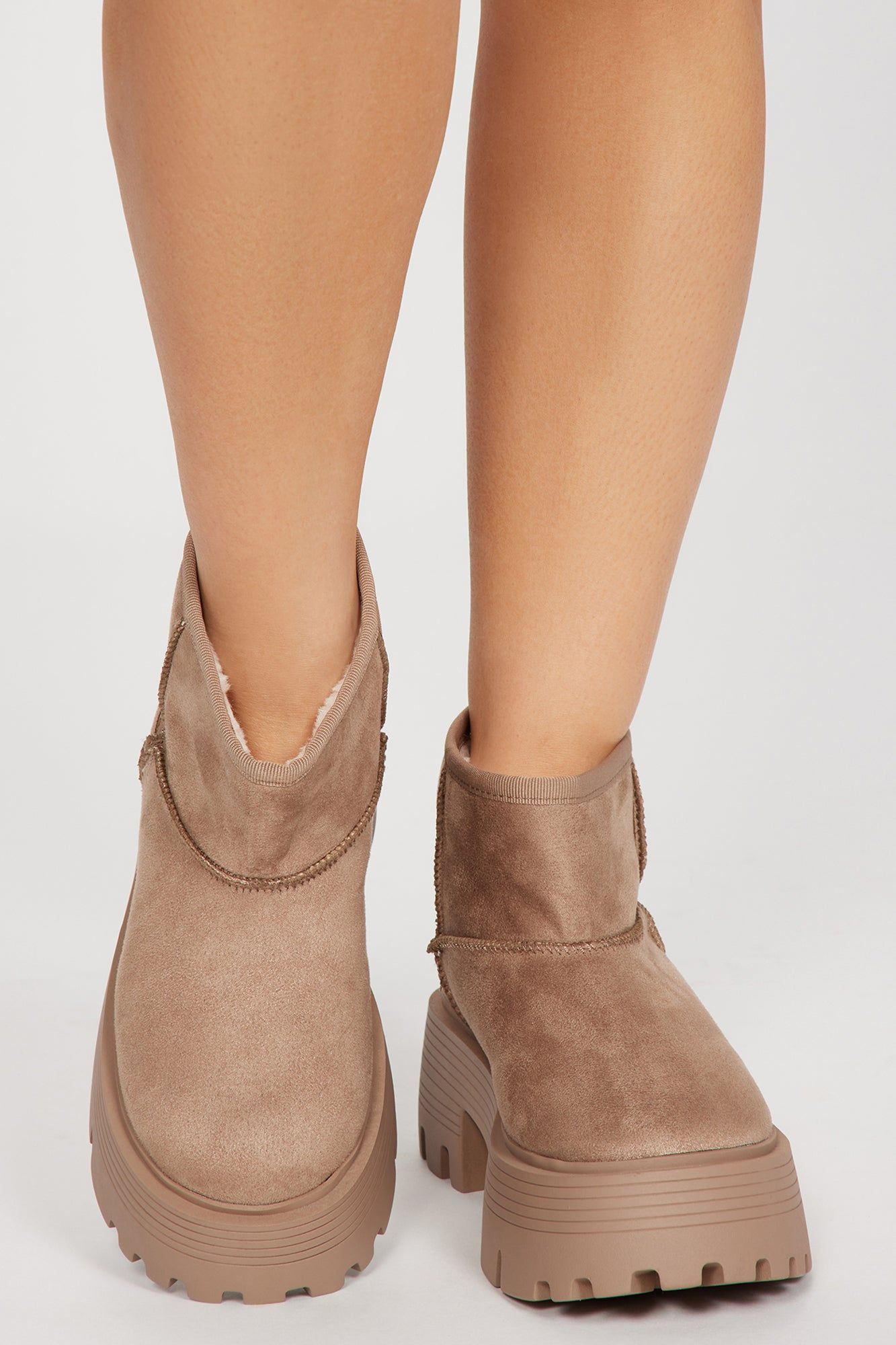 Simple Living Booties - Taupe sold by Fashion Nova product image thumbnail 2