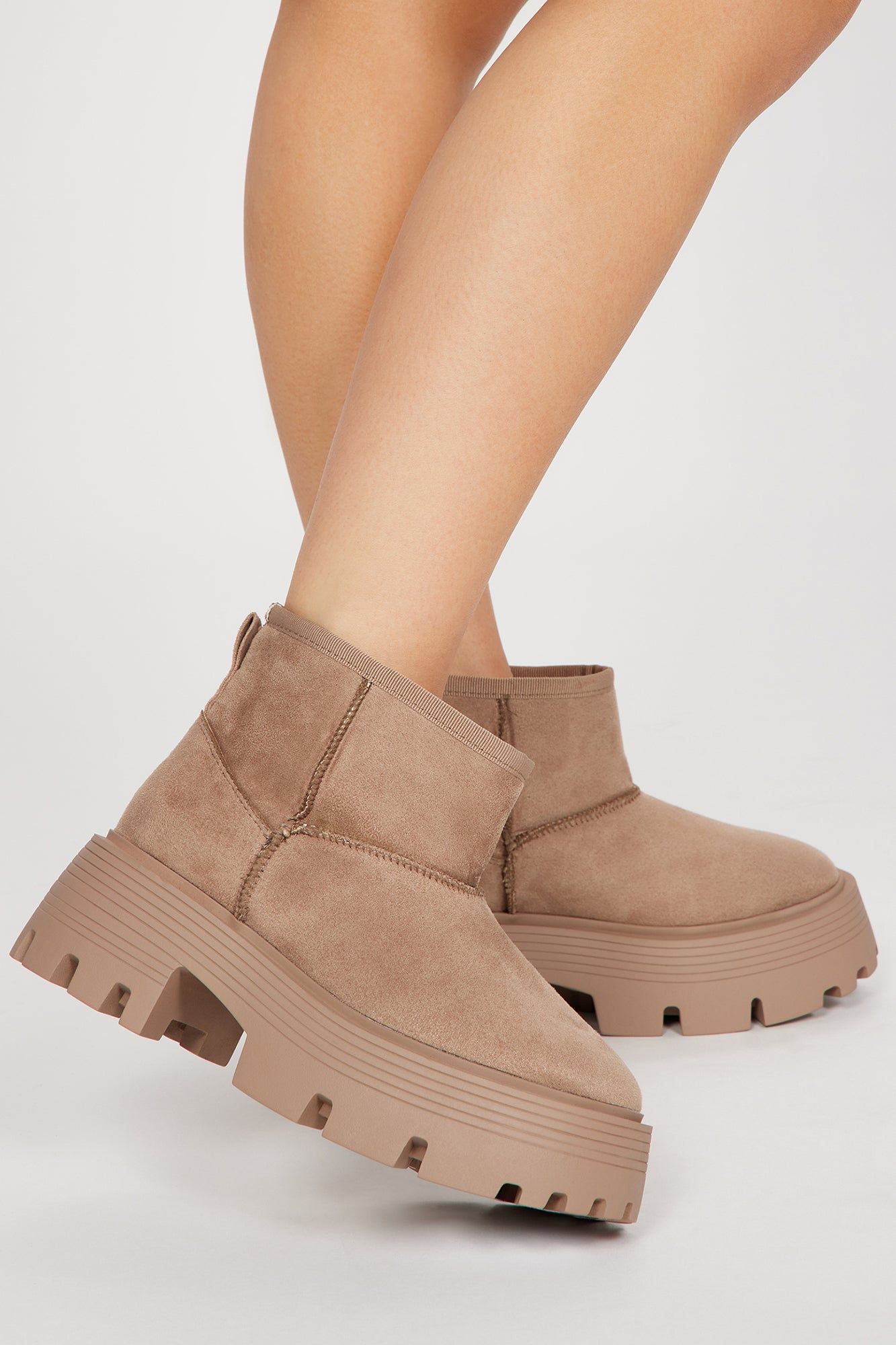 Simple Living Booties - Taupe sold by Fashion Nova product image thumbnail 3