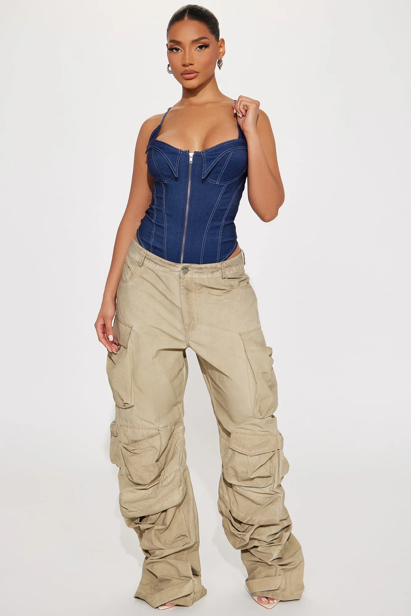 Latest Obsession Bodysuit - Denim sold by Fashion Nova product image thumbnail 2