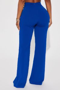 Victoria High Waisted Dress Pants - Royal sold by Fashion Nova