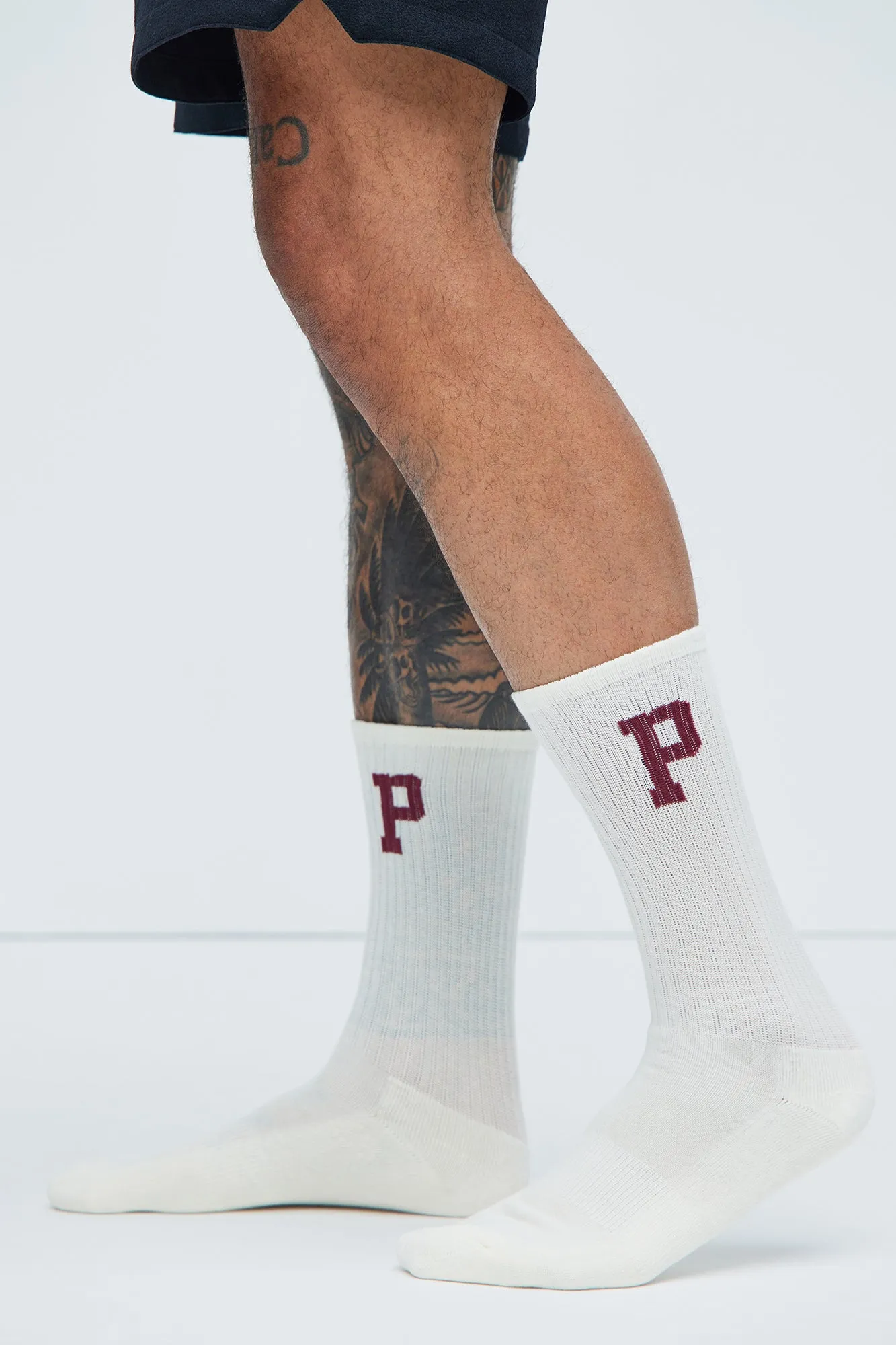 Alpha Crew Socks 3 Pack - Off White sold by Fashion Nova product image thumbnail 2