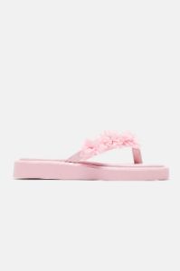 Mini Girly Girl Flat Sandal - Pink sold by Fashion Nova