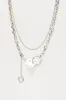 Keep It Smiling Necklace - Silver sold by Fashion Nova