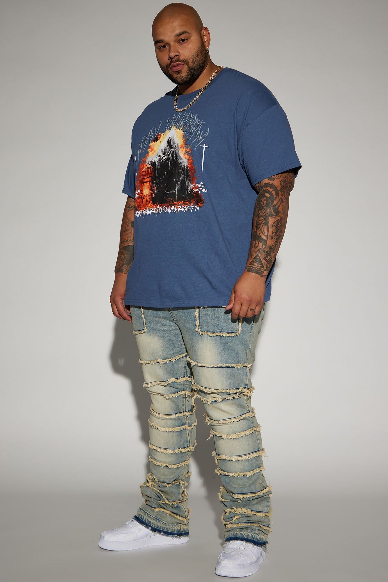 New Tomorrow Short Sleeve Tee - Navy sold by Fashion Nova product image thumbnail 5