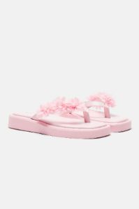 Mini Girly Girl Flat Sandal - Pink sold by Fashion Nova