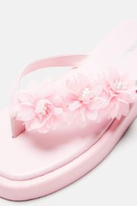 Mini Girly Girl Flat Sandal - Pink sold by Fashion Nova