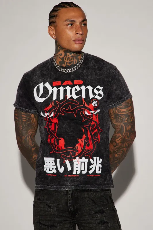 Bad Omens Short Sleeve Tee - Black made by Fashion Nova
