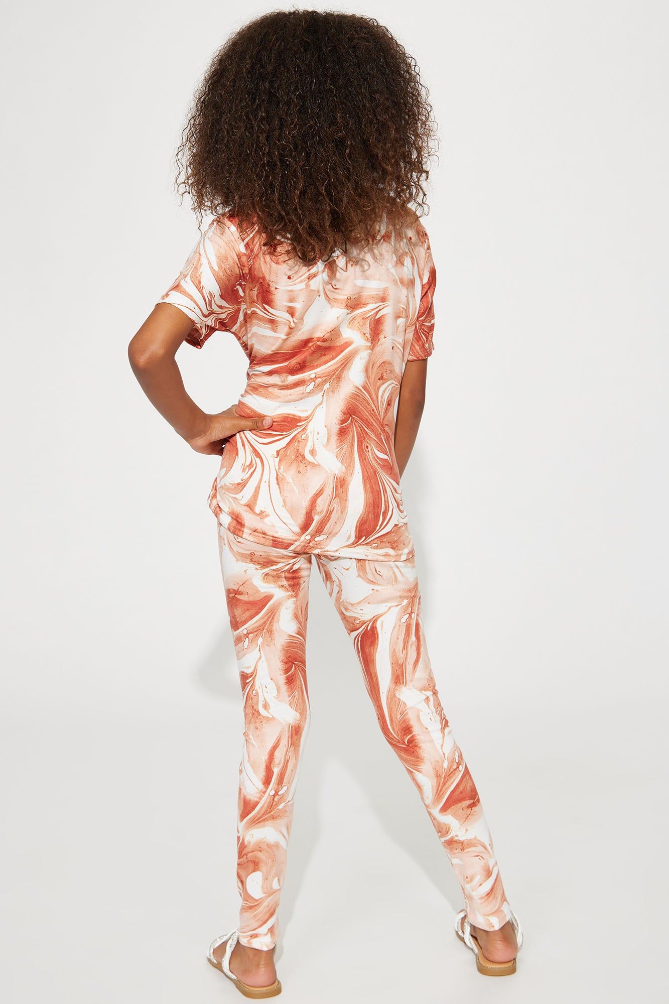 Mini Chelsea Short Sleeve Legging Set - Rust sold by Fashion Nova product image thumbnail 3