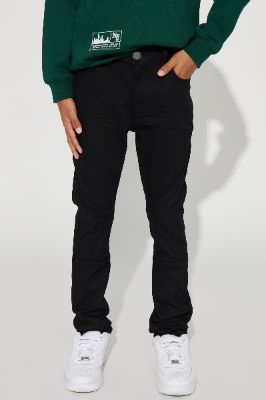 Mini Bull Denim Skinny Jean - Black sold by Fashion Nova