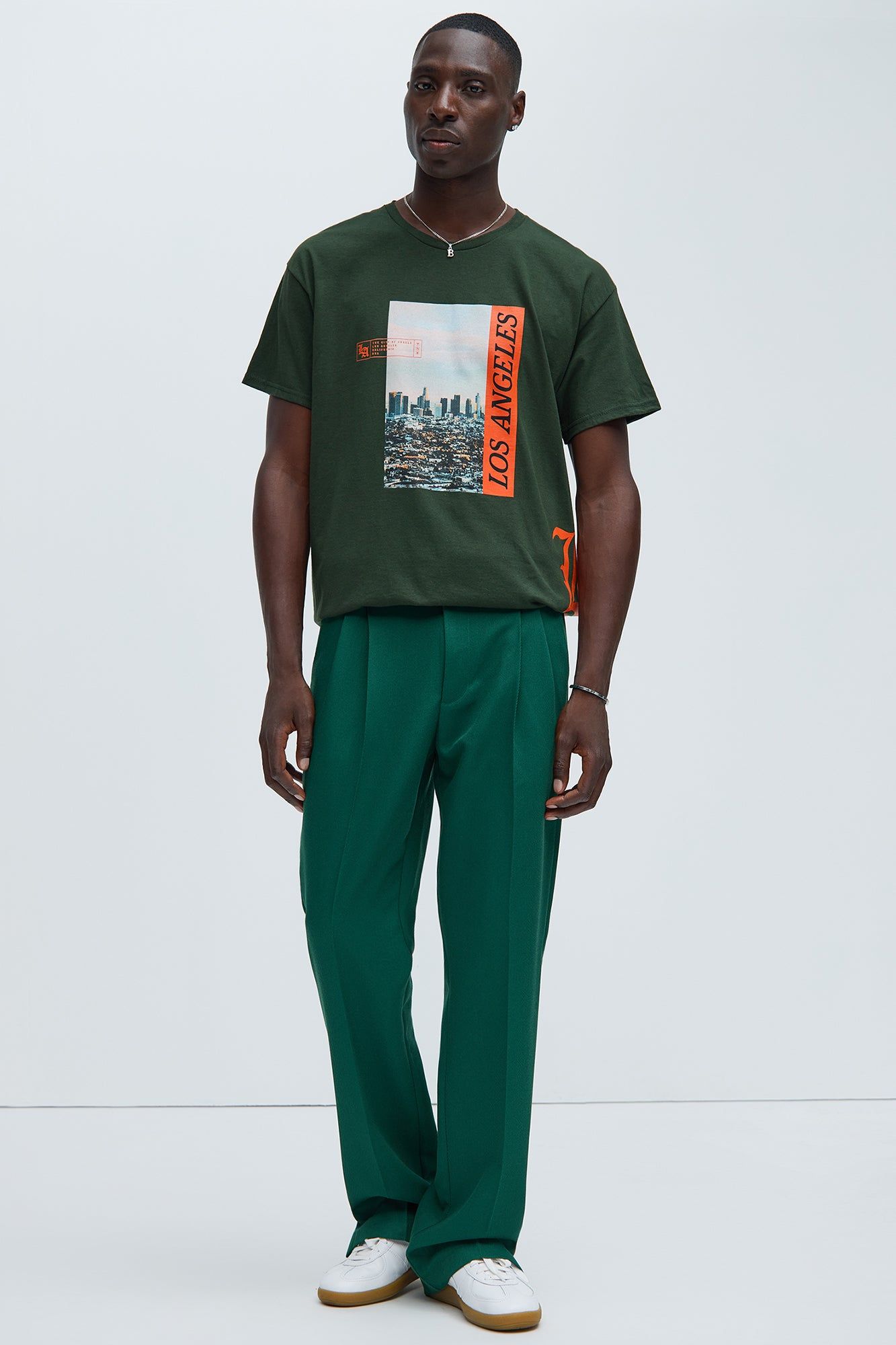 The City Of Los Angeles Short Sleeve Tee - Hunter sold by Fashion Nova product image thumbnail 3