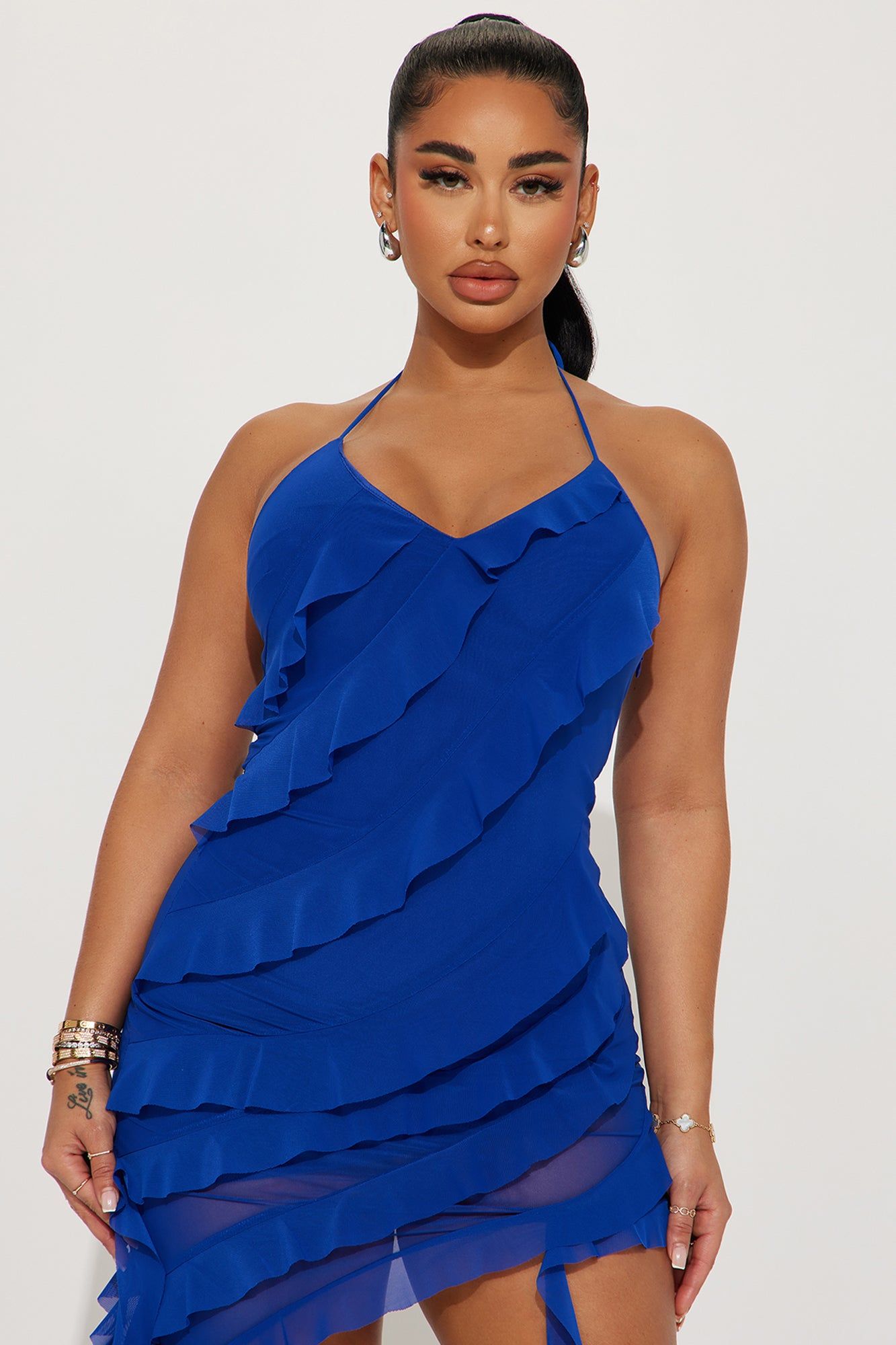 Jaqueline Mesh Mini Dress - Blue sold by Fashion Nova product image thumbnail 2