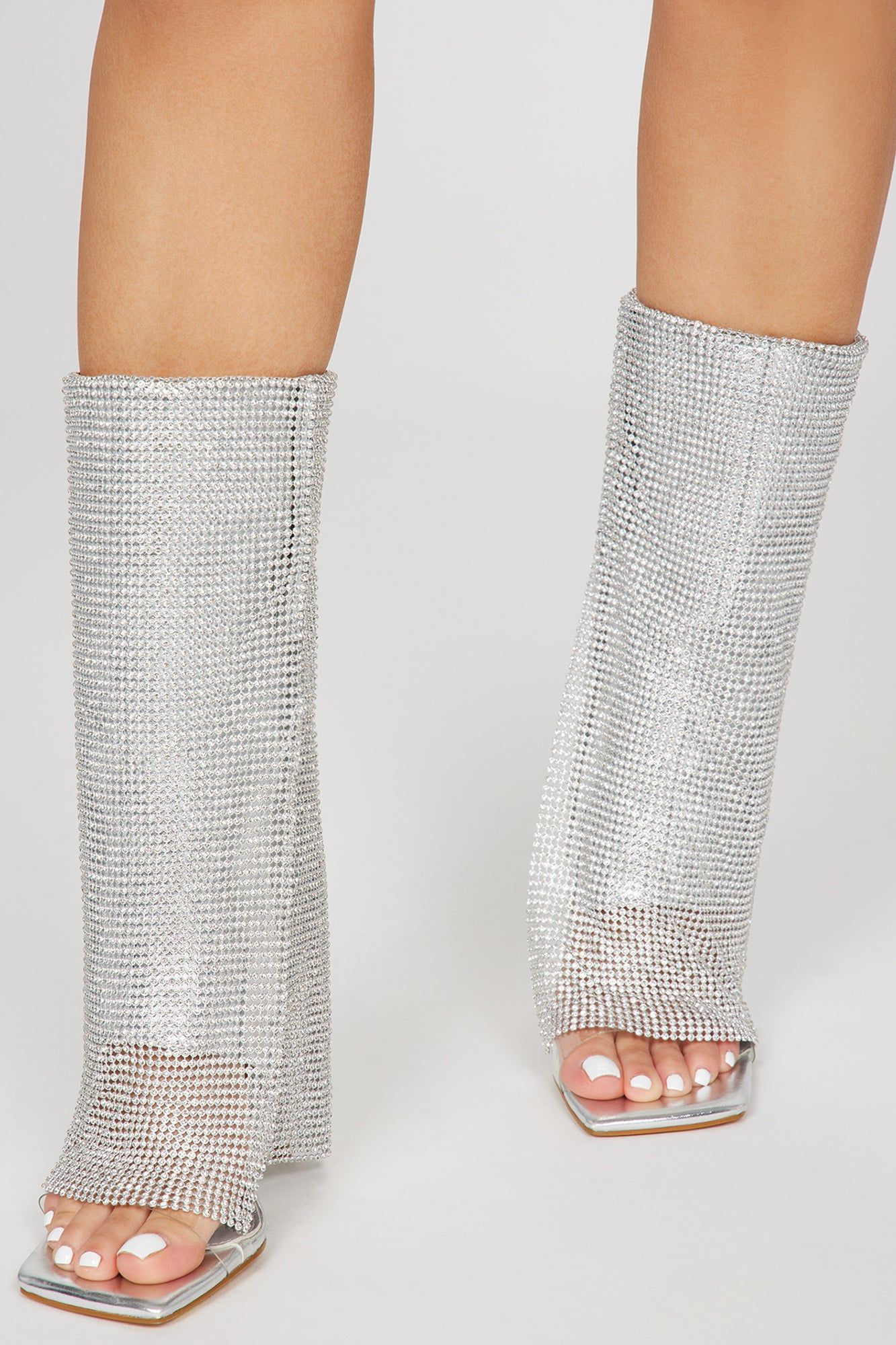 Send It With Love Heels - Silver sold by Fashion Nova product image thumbnail 2