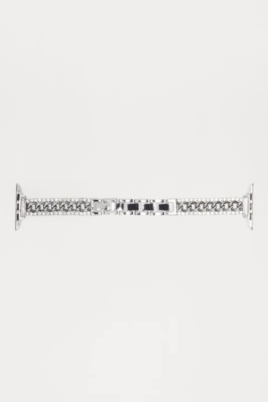 Divine Timing Strap 42/44/45 mm - Silver sold by Fashion Nova