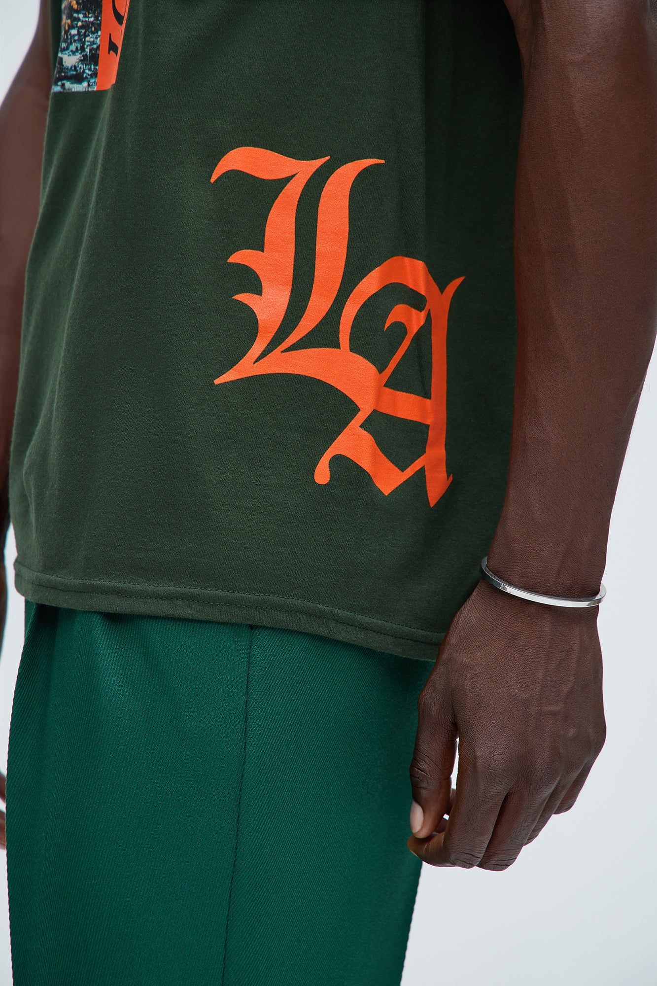 The City Of Los Angeles Short Sleeve Tee - Hunter sold by Fashion Nova product image thumbnail 4