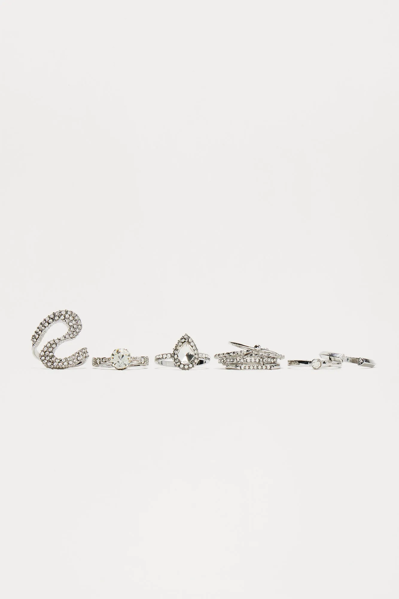 Out To Impress Ring Set - Silver sold by Fashion Nova product image thumbnail 3