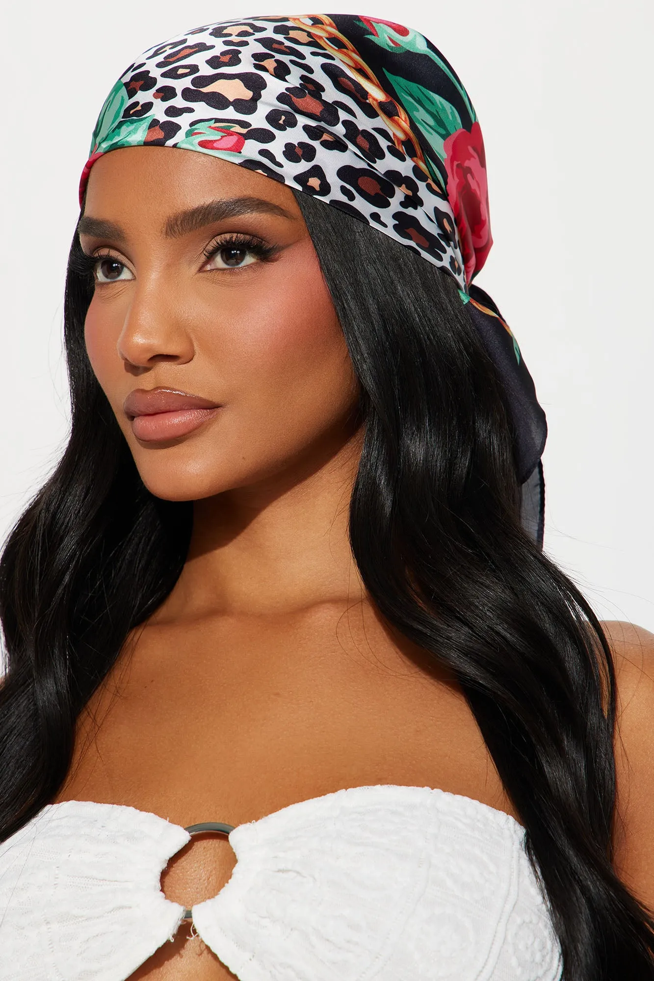 Fierce Amour Head Scarf - Multi Color sold by Fashion Nova