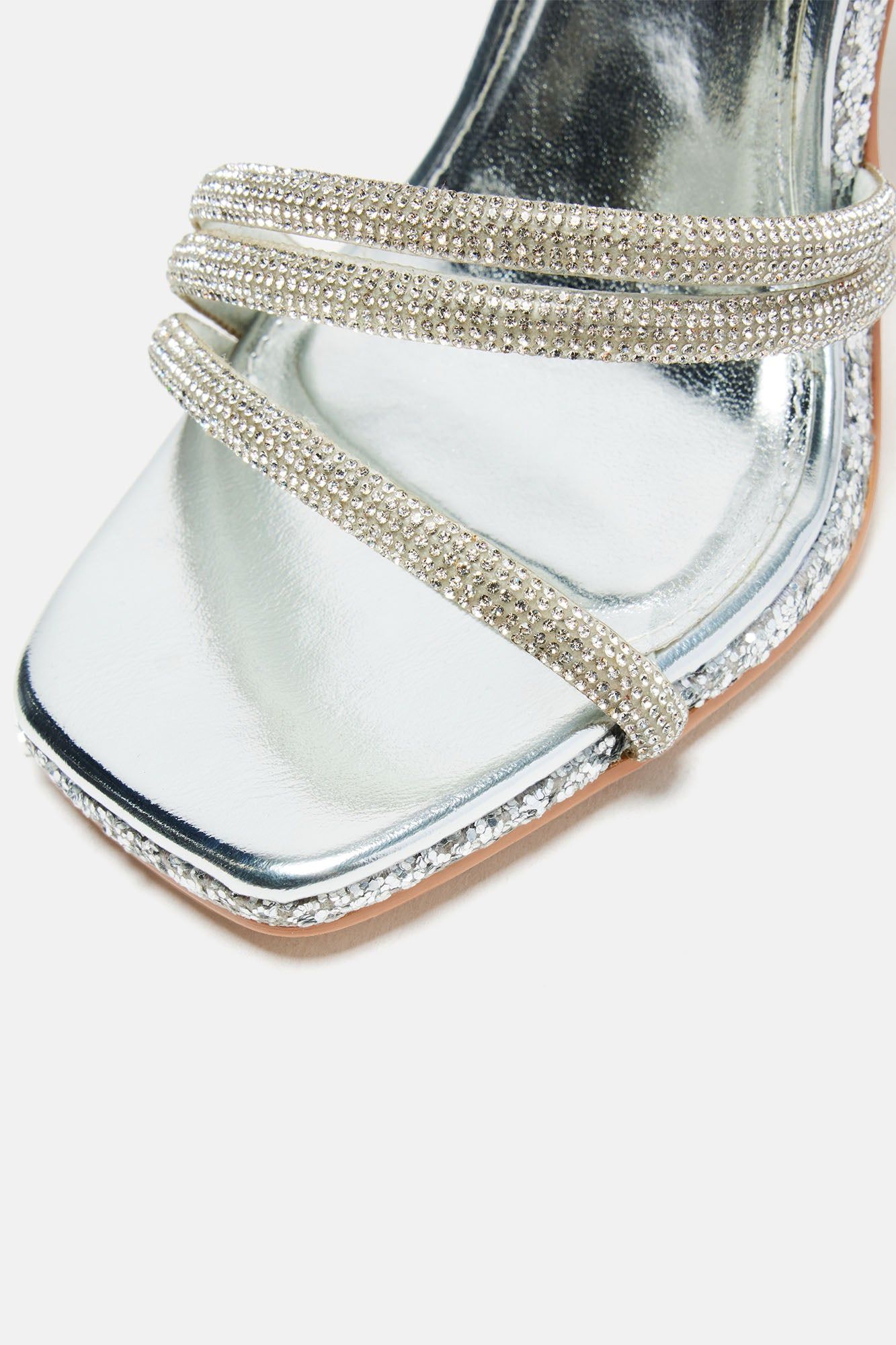 Just Your Fairytale Heeled Sandals - Silver sold by Fashion Nova product image thumbnail 5