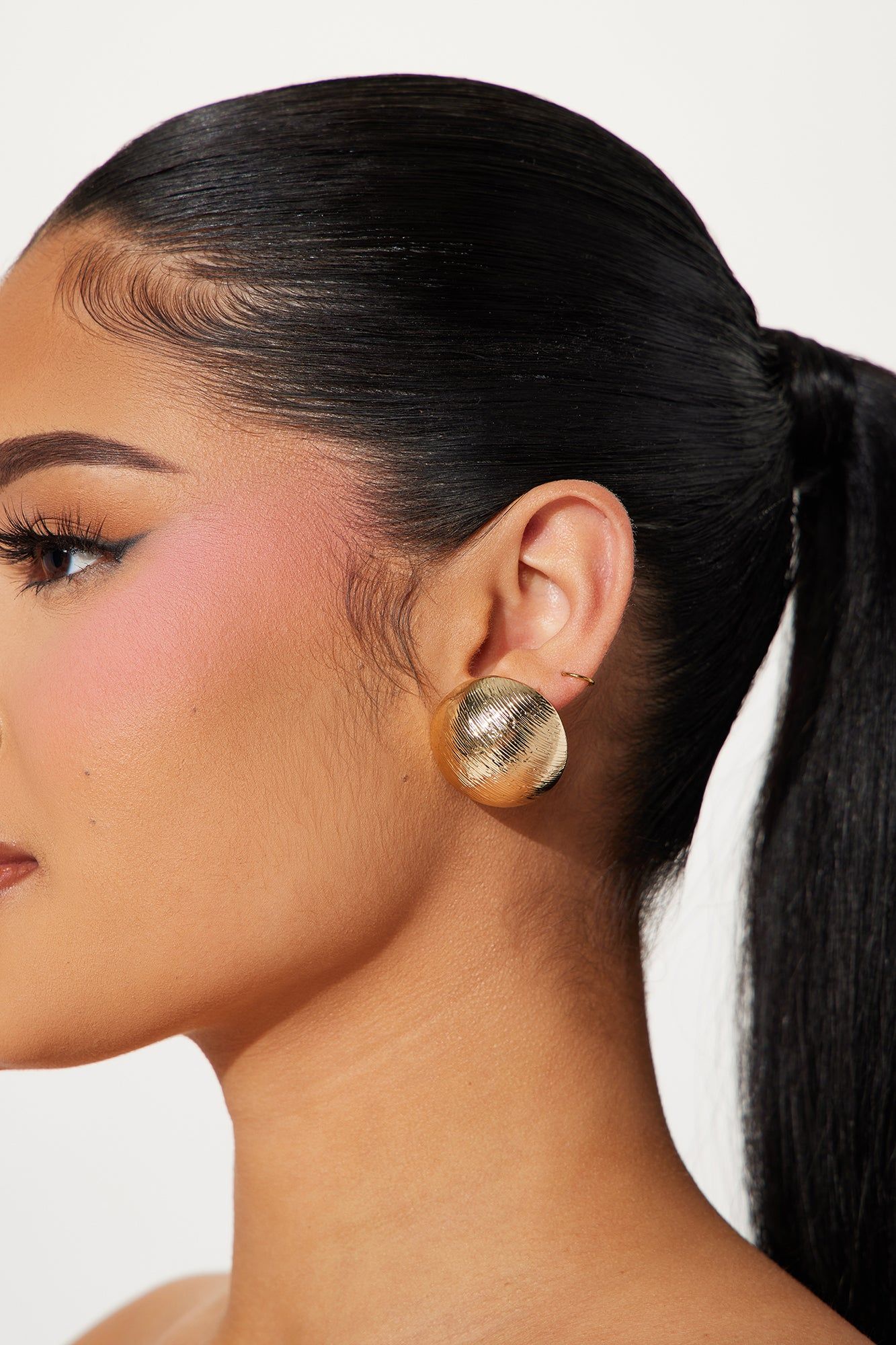 Making Bold Moves Earrings - Gold sold by Fashion Nova