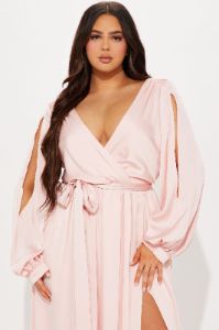 Belle Maxi Dress - Blush sold by Fashion Nova