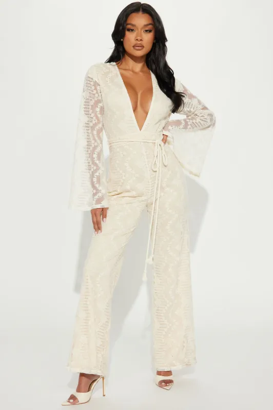 St. Barts Jumpsuit - Off White sold by Fashion Nova