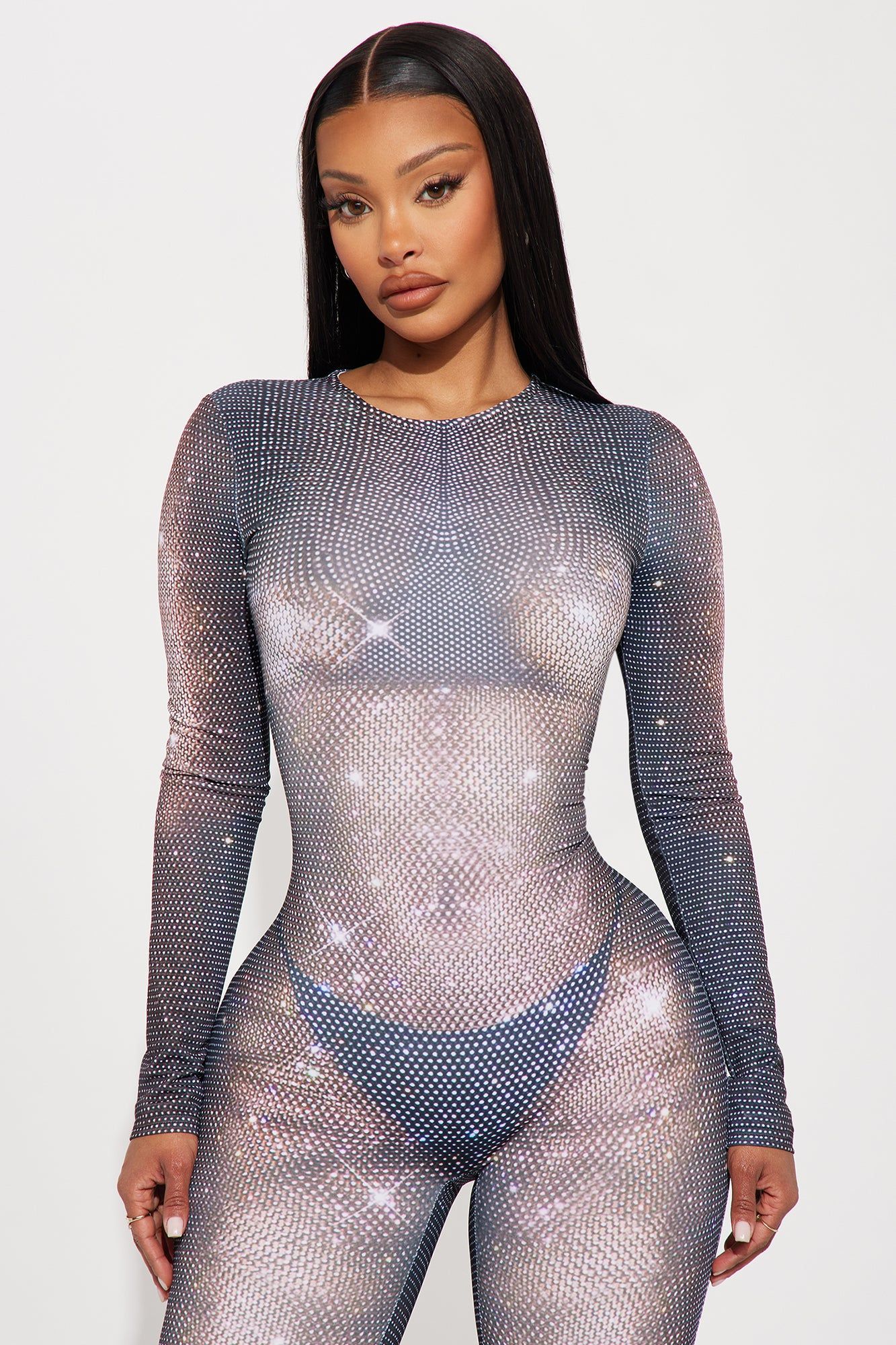 Touch Me Jumpsuit - Black/combo sold by Fashion Nova product image thumbnail 2