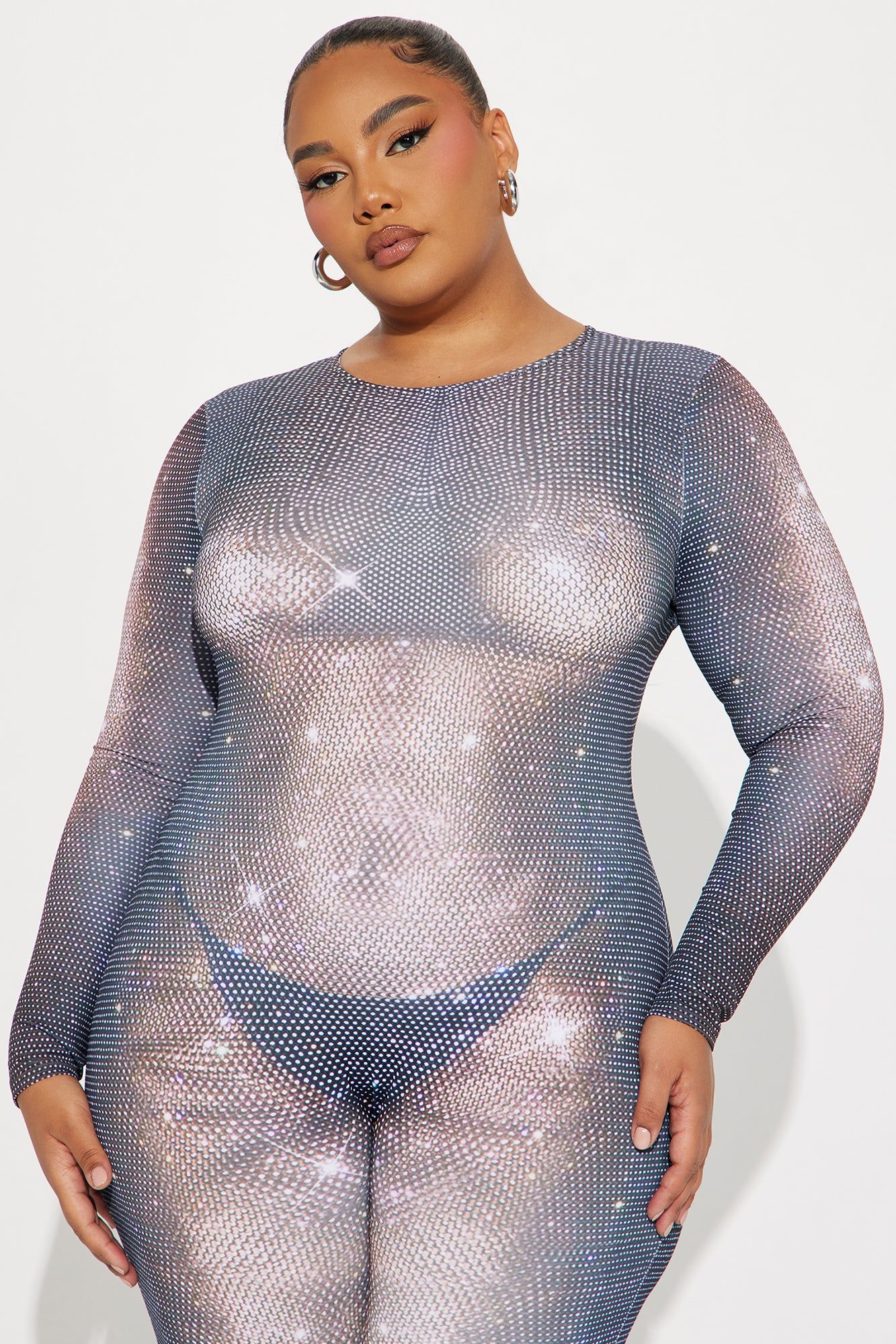 Touch Me Jumpsuit - Black/combo sold by Fashion Nova product image thumbnail 5